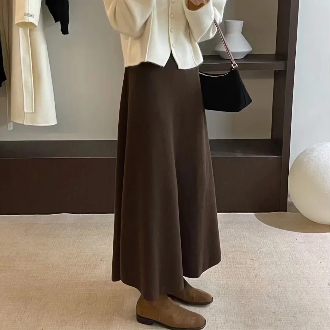 Winter High Waist Pendant Look Thin Large Umbrella Skirt Medium Long A-line Woolen Half Skirt
Winter High Waist Pendant Look Thin Large Umbrella Skirt Medium Long A-line Woolen Half Skirt