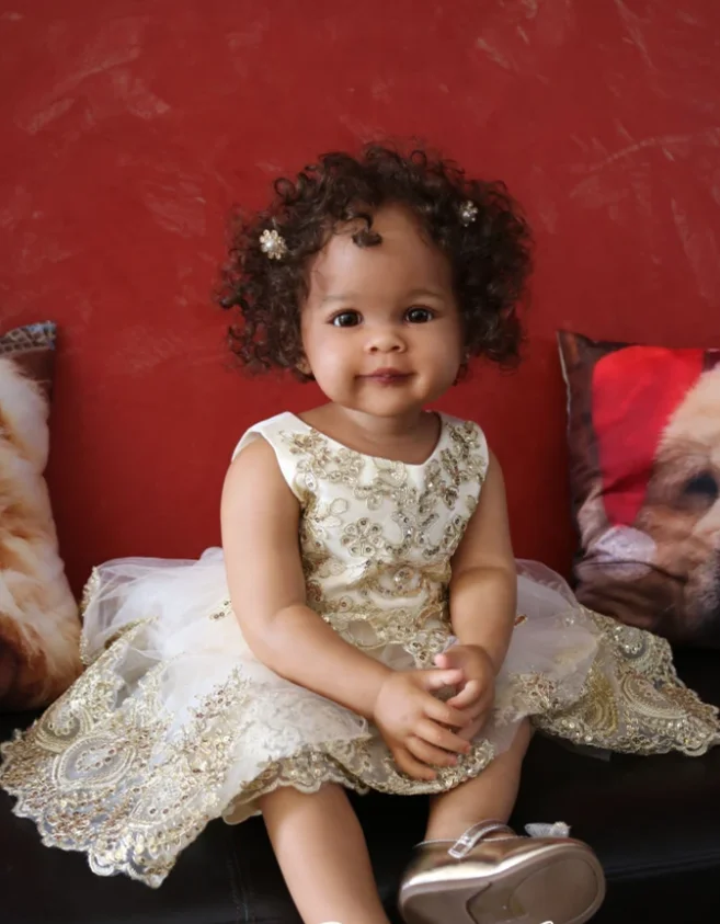 EGO Ziva Toddler Reborn Vinyl Doll by Ping Lau 30" Tanned Skin Girl Already Details Painted Finished
EGO Ziva Toddler Reborn Vinyl Doll by Ping Lau 30" Tanned Skin Girl Already Details Painted Finished