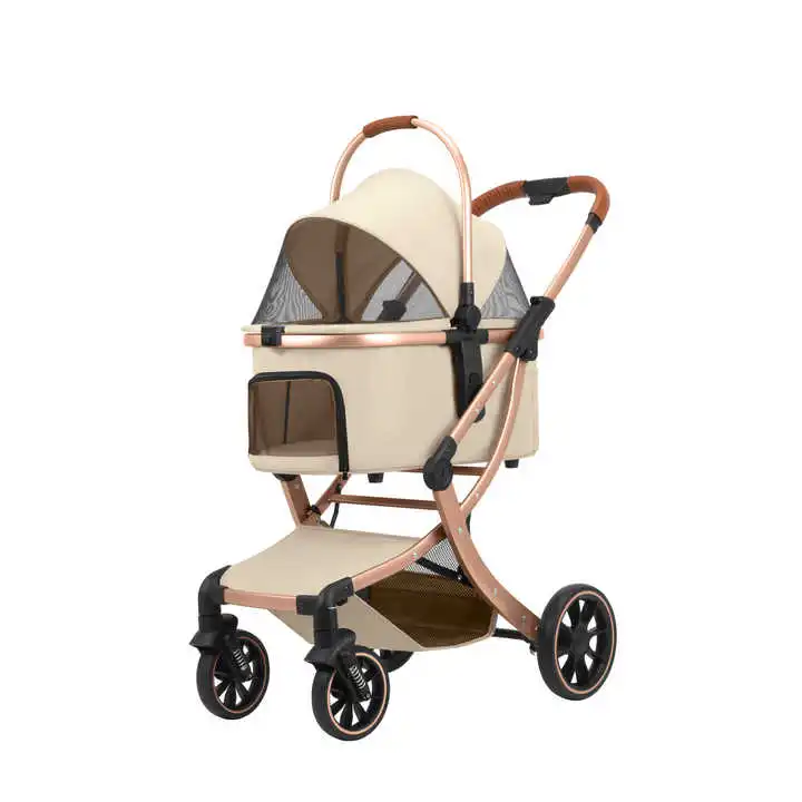 STLF2025 Luxury Foldable Pet Stroller with 4 Wheels Travel Trolley for Cats and Dogs
STLF2025 Luxury Foldable Pet Stroller with 4 Wheels Travel Trolley for Cats and Dogs