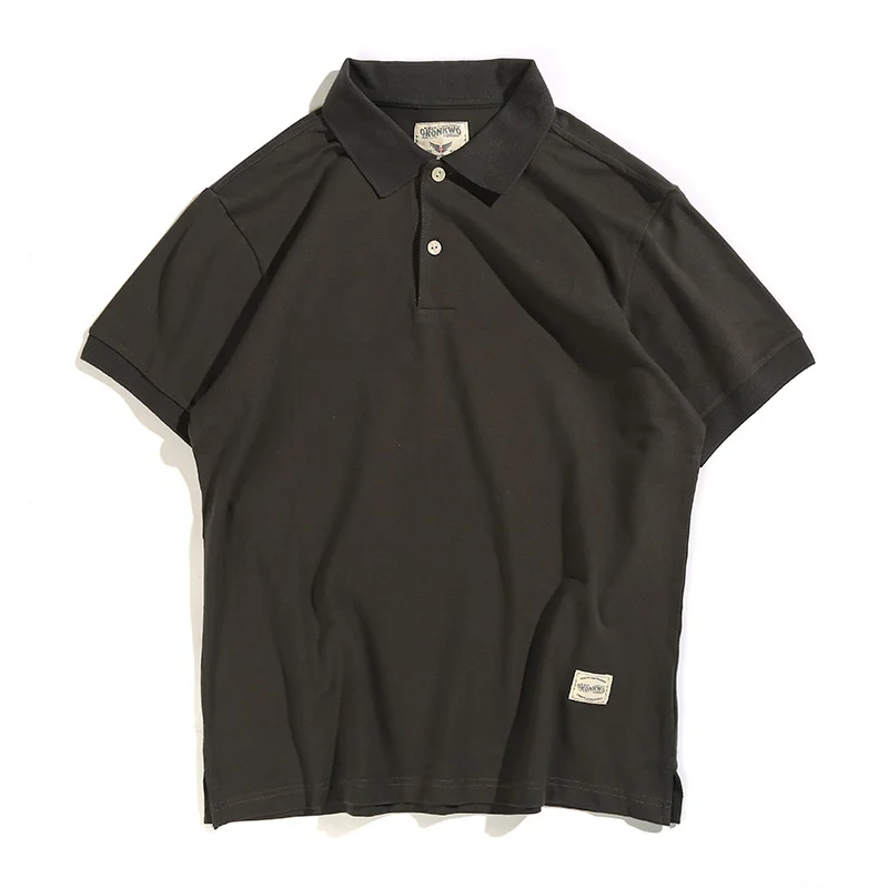 Summer Solid Color Polo Shirt Men Military Casual Short Sleeve Lapel Cotton Breathable Retro s Golf Tops Tees
Summer Solid Color Polo Shirt Men Military Casual Short Sleeve Lapel Cotton Breathable Retro s Golf Tops Tees