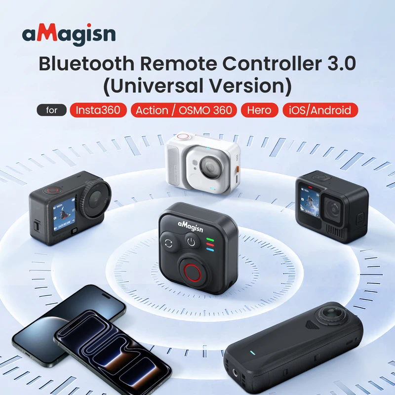 Bluetooth-пульт дистанционного управления для DJI OSMO Action/GoPro Hero/Insta360, ремешок на запястье для смартфона, беспроводные аксессуары для съемки
Bluetooth-пульт дистанционного управления для DJI OSMO Action/GoPro Hero/Insta360, ремешок на запястье для смартфона, беспроводные аксессуары для съемки