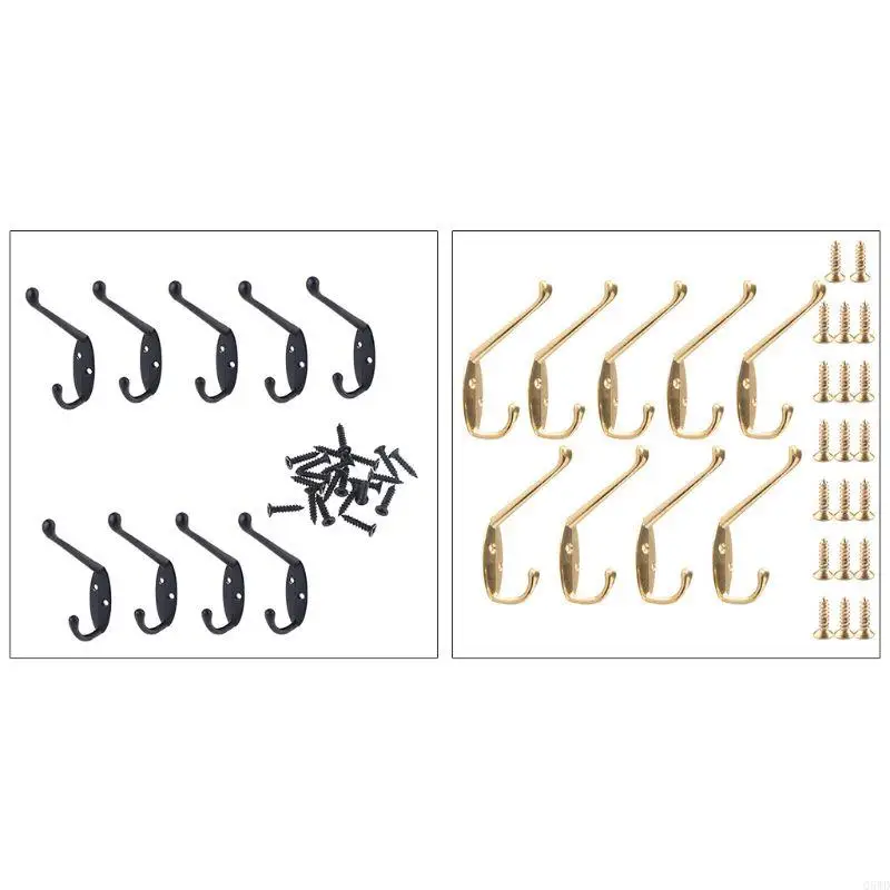 Q5WD 9 Pcs Coat Hat Hooks European Hanger Towel Holder Heavy Duty Wall Hooks Durable
Q5WD 9 Pcs Coat Hat Hooks European Hanger Towel Holder Heavy Duty Wall Hooks Durable