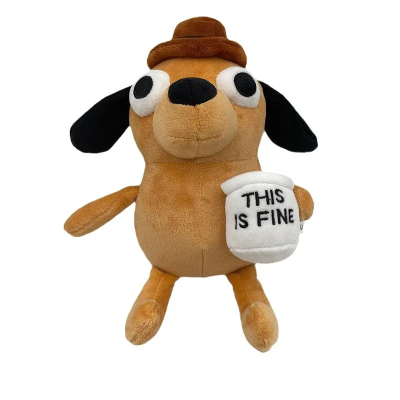 New This Is Fine Meme Animal Coffee Dog Plush Toy Soft Stuffed Doll Kids Toy Gift for Children Boy Birthday 25cm
New This Is Fine Meme Animal Coffee Dog Plush Toy Soft Stuffed Doll Kids Toy Gift for Children Boy Birthday 25cm