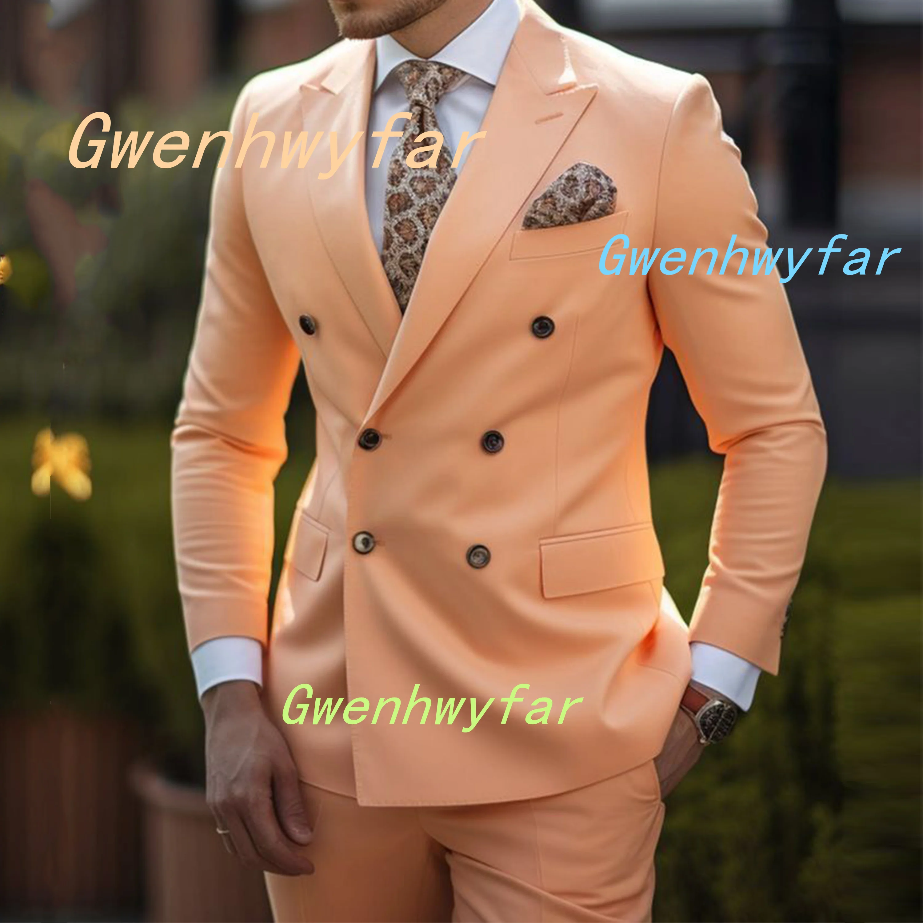 Gwenhwyfar Blush Pink Повседневные мужские костюмы из 2 предметов Модные мужские деловые/свадебные смокинги для жениха с пиковыми лацканами двубортные
Gwenhwyfar Blush Pink Повседневные мужские костюмы из 2 предметов Модные мужские деловые/свадебные смокинги для жениха с пиковыми лацканами двубортные