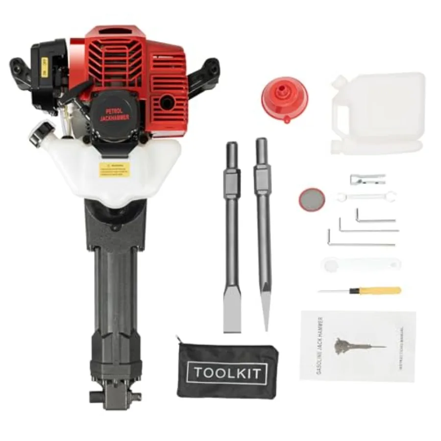 52CC Газовый молоток для сноса 1900 Вт 2-тактный бетонолом с 2 зубьями 55J Бензиновая сверхмощная дрель для удаления камня
52CC Газовый молоток для сноса 1900 Вт 2-тактный бетонолом с 2 зубьями 55J Бензиновая сверхмощная дрель для удаления камня