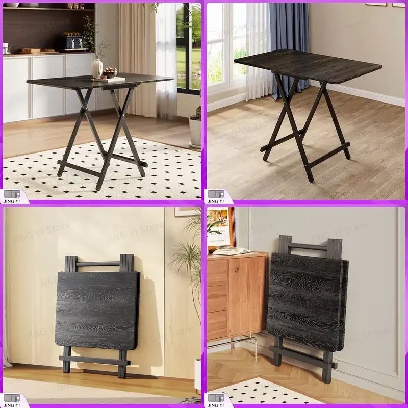 Folding Wooden Dining Table 100x60cm Black Portable Compact Adjustable Height Desk for Living Room Garden Kitchen Bedroom
Folding Wooden Dining Table 100x60cm Black Portable Compact Adjustable Height Desk for Living Room Garden Kitchen Bedroom