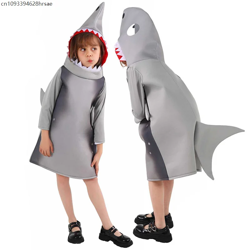 2025 New Arrivals Kids Gray Shark Halloween Costume Boys Unisex Sea Animal Hooded Gray Shark Jumpsuit For Child
2025 New Arrivals Kids Gray Shark Halloween Costume Boys Unisex Sea Animal Hooded Gray Shark Jumpsuit For Child
