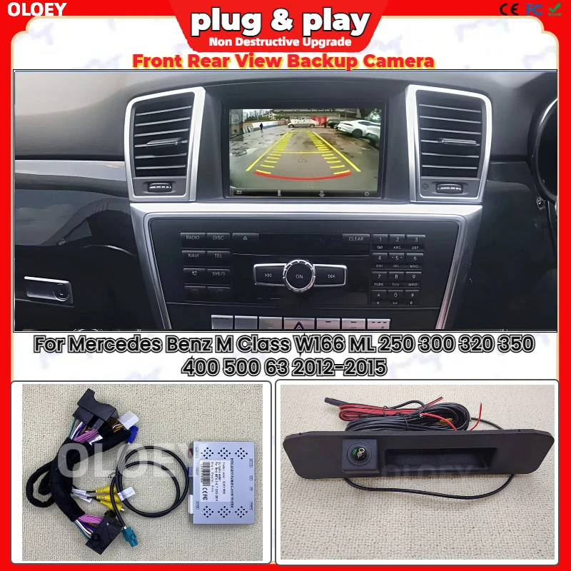 For Mercedes Benz ML Class W166 X166 2012 - 2015 Original Screen Plug & Play HD Night Vision Front Rear View Reverse Camera
For Mercedes Benz ML Class W166 X166 2012 - 2015 Original Screen Plug & Play HD Night Vision Front Rear View Reverse Camera