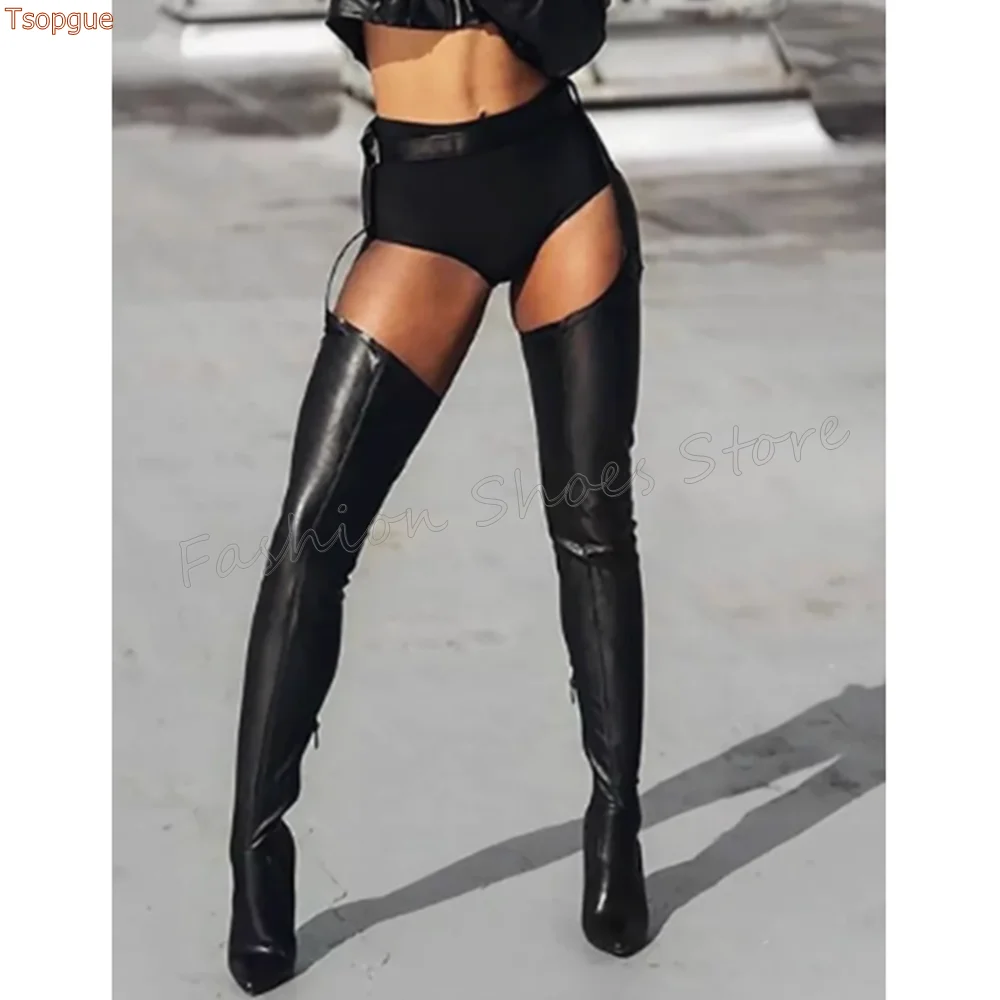 Black Side Zipper Pointed Toe Boots Matte Leather Thin High Heels High Heel Shoes for Women Heels 2025 New Zapatos Para Mujere
Black Side Zipper Pointed Toe Boots Matte Leather Thin High Heels High Heel Shoes for Women Heels 2025 New Zapatos Para Mujere