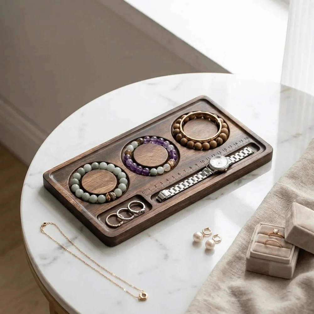 Vintage Wood Bracelet Sizing Tray Sturdy DIY Wood Jewelry Display Thickened Vintage Wooden Jewelry Tray Gifts
Vintage Wood Bracelet Sizing Tray Sturdy DIY Wood Jewelry Display Thickened Vintage Wooden Jewelry Tray Gifts