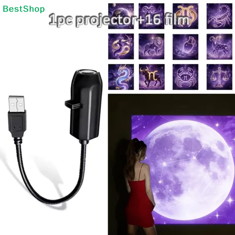 ♬Creative Zodiac Planet Pattern Themes USB Projection Light For Room Ceiling Background Decoration
♬Creative Zodiac Planet Pattern Themes USB Projection Light For Room Ceiling Background Decoration
