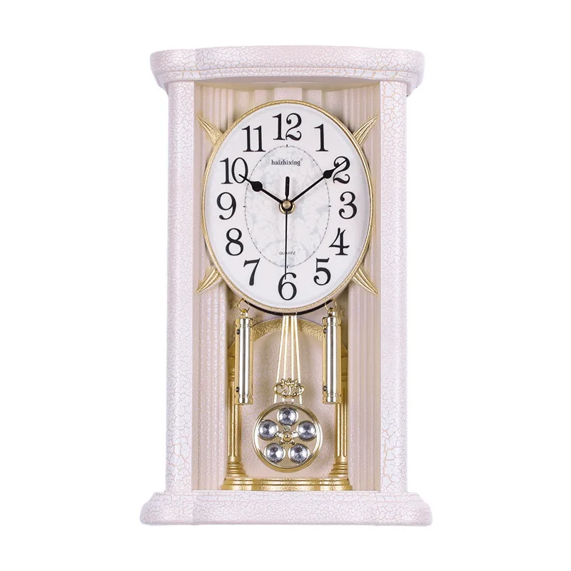 Living room large vintage seat clock high-end retro music clock desktop ornament timekeeping
Living room large vintage seat clock high-end retro music clock desktop ornament timekeeping