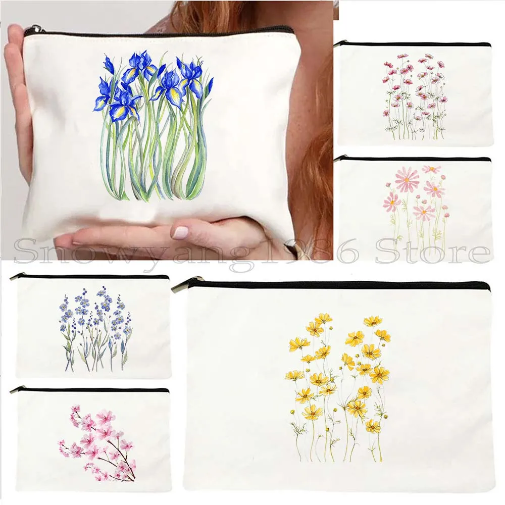 Flower Bouquet Mauve Daisy Hydrangea Iris Carnation Camellia Cornflower Wildflower Cosmetic Bag Makeup Storage Pouch Pencil Case
Flower Bouquet Mauve Daisy Hydrangea Iris Carnation Camellia Cornflower Wildflower Cosmetic Bag Makeup Storage Pouch Pencil Case