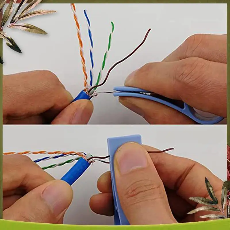 New-Network Cable Untwist Tool, Wire Straightener For CAT5/CAT5E/CAT6/CAT7 Wires Pair Separator Tools 9Pcs
New-Network Cable Untwist Tool, Wire Straightener For CAT5/CAT5E/CAT6/CAT7 Wires Pair Separator Tools 9Pcs