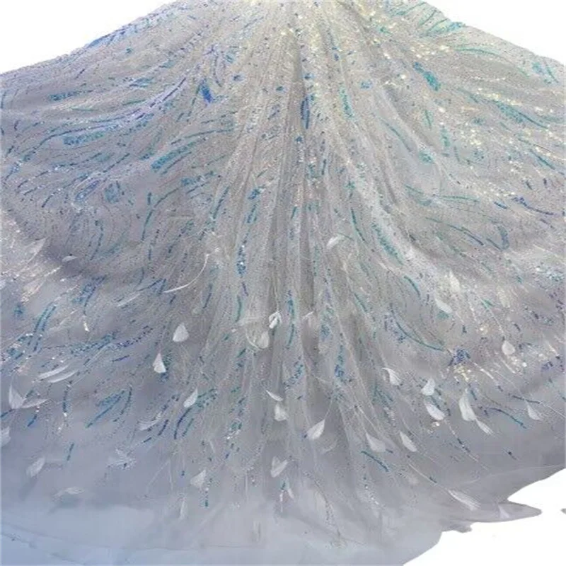 Luxurious Nigerian Handmade Beads Lace Fabric White High Quality Sequins 3D Embroidery African French Lace Fabric For Dress
Luxurious Nigerian Handmade Beads Lace Fabric White High Quality Sequins 3D Embroidery African French Lace Fabric For Dress