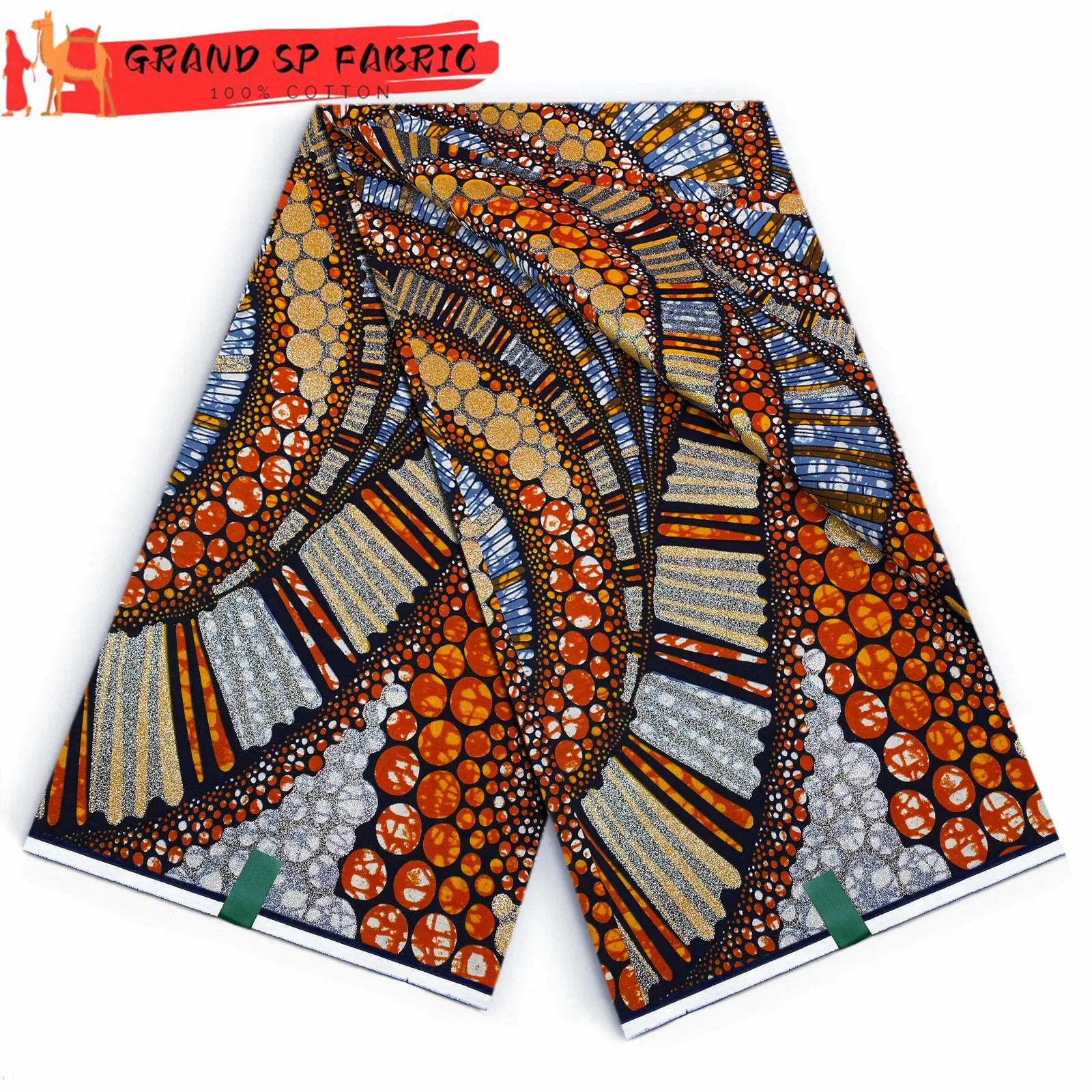 Grand Super African Wax Print Fabric for Sewing Ankara Fabric High Quality 100% Cotton Women's Fabric 6Yards VLS-3381
Grand Super African Wax Print Fabric for Sewing Ankara Fabric High Quality 100% Cotton Women's Fabric 6Yards VLS-3381