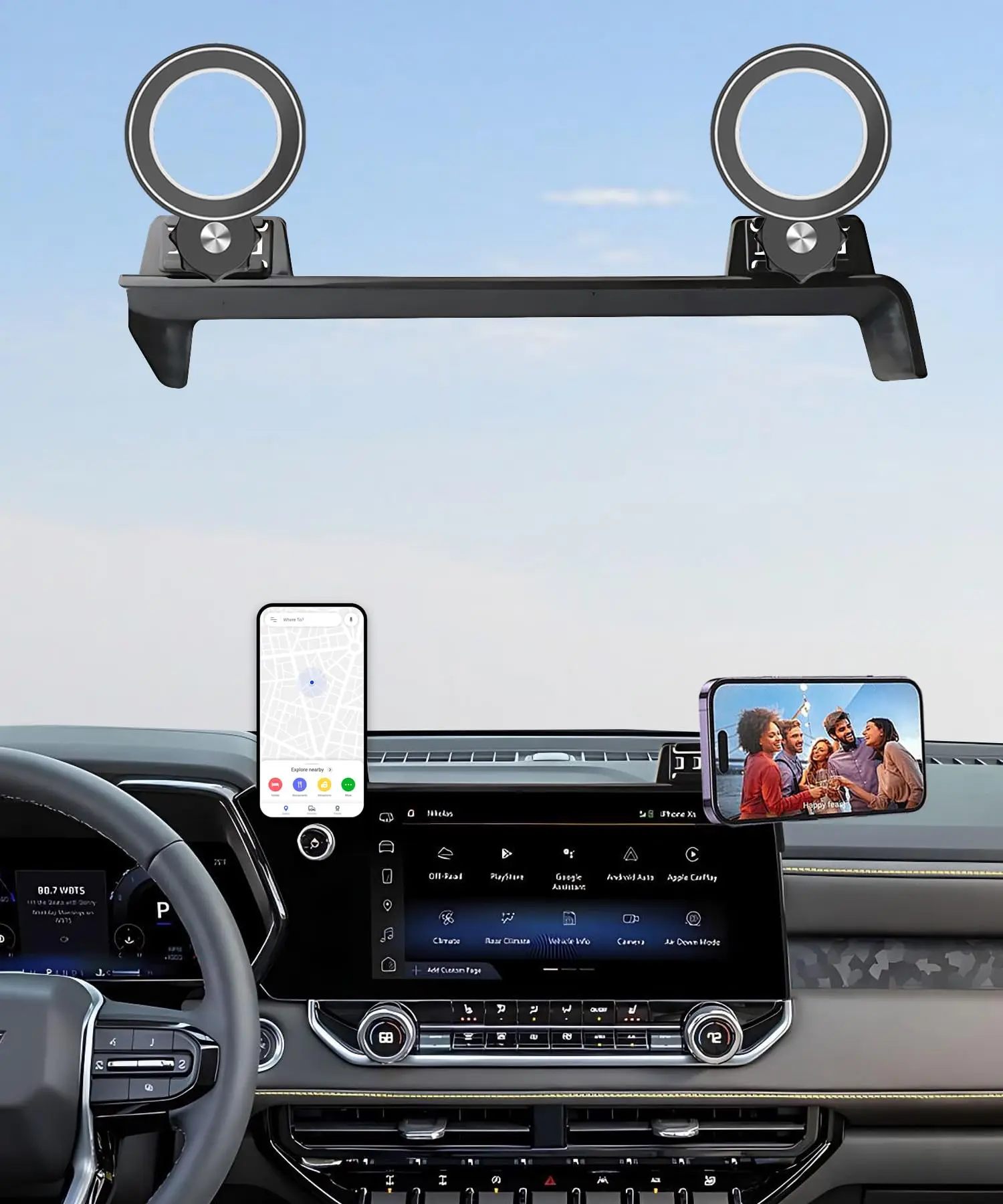 Car Phone Holder For 11.3 Inch Touch Screen Vehicles Magnetic Mount With Clip 360° Rotation Hands-Free
Car Phone Holder For 11.3 Inch Touch Screen Vehicles Magnetic Mount With Clip 360° Rotation Hands-Free