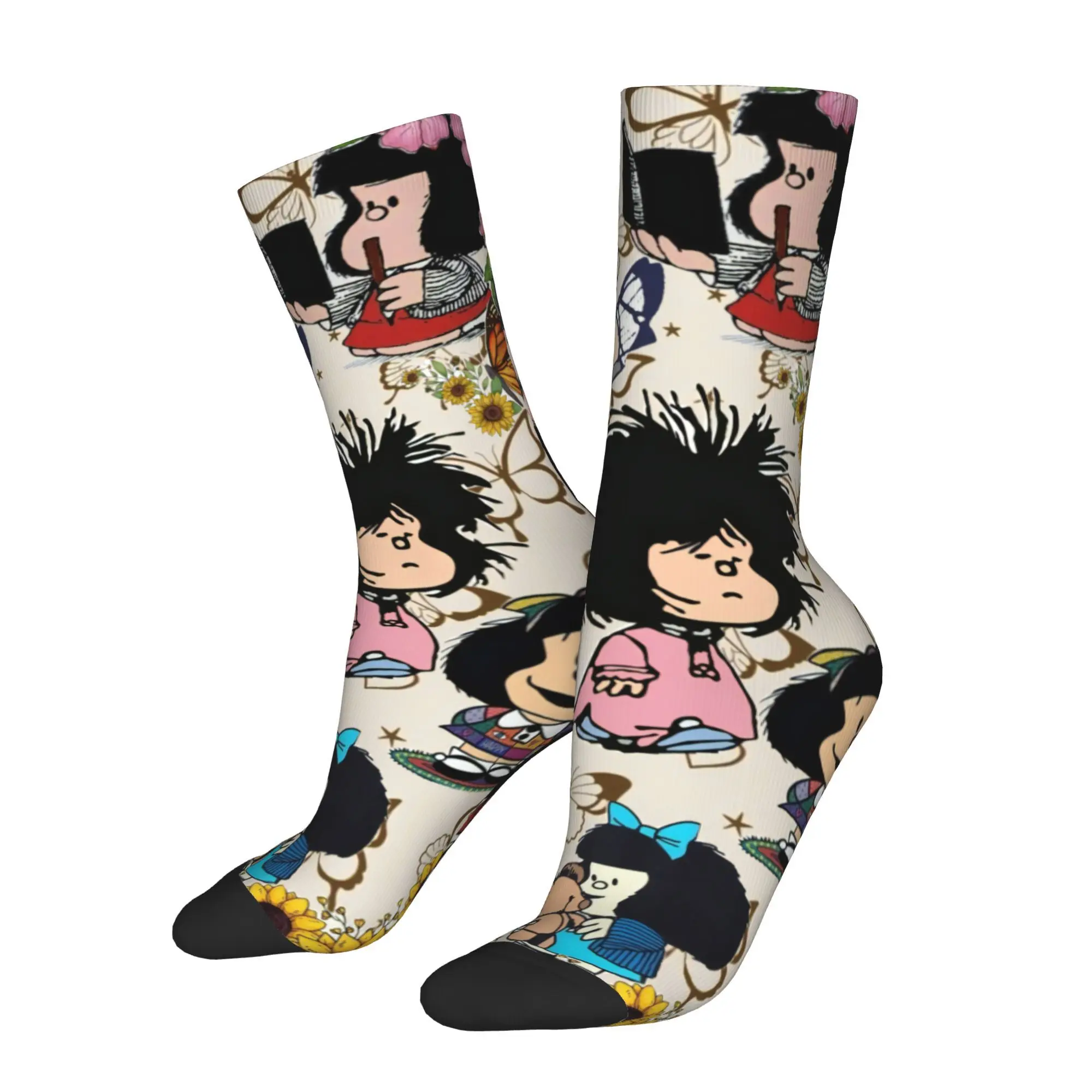 Mafalda милые мужские носки с героями мультфильмов, новинка весны, лета, осени и зимы, чулки
Mafalda милые мужские носки с героями мультфильмов, новинка весны, лета, осени и зимы, чулки