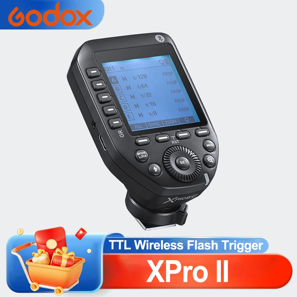 Беспроводной TTL-триггер Godox XPro II 1/8000 с HSS, функцией TTL-конвертации и ручного управления, большим экраном для Sony, Nikon, Canon, Fujifilm
Беспроводной TTL-триггер Godox XPro II 1/8000 с HSS, функцией TTL-конвертации и ручного управления, большим экраном для Sony, Nikon, Canon, Fujifilm
