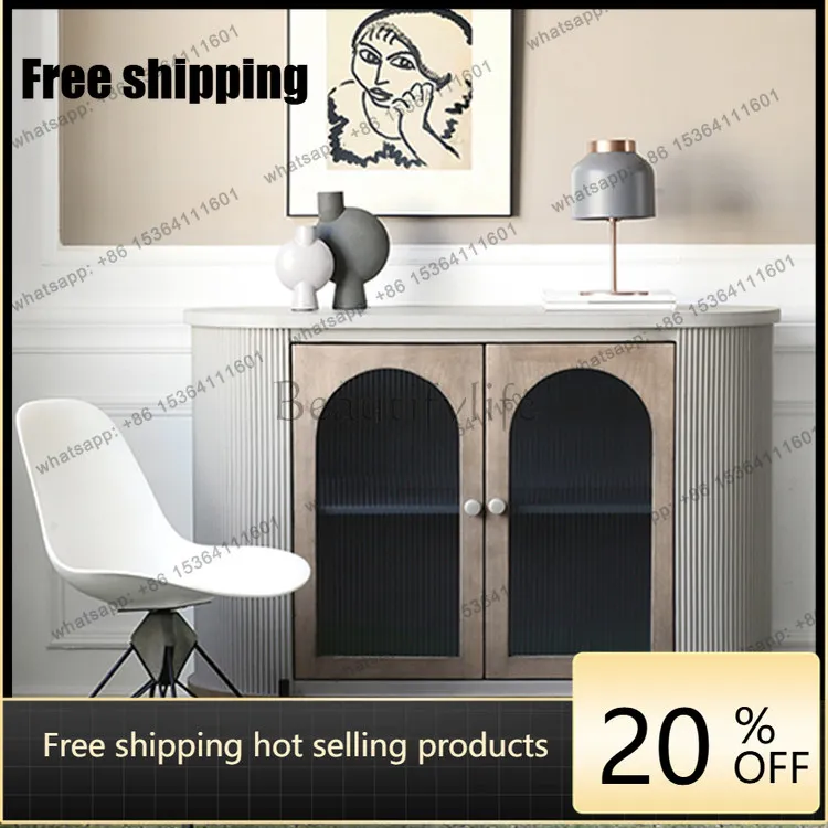 LD wabi-sabi wind entrance table light luxury solid wood entrance living room locker
LD wabi-sabi wind entrance table light luxury solid wood entrance living room locker