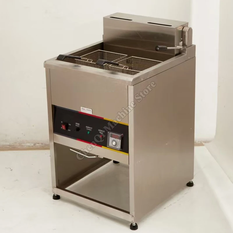 Large Opening Vertical Electric Heating Electric Fryer Fried Chicken Cutlet Single Cylinder Large Capacity Deep Frying Pan 30L
Large Opening Vertical Electric Heating Electric Fryer Fried Chicken Cutlet Single Cylinder Large Capacity Deep Frying Pan 30L