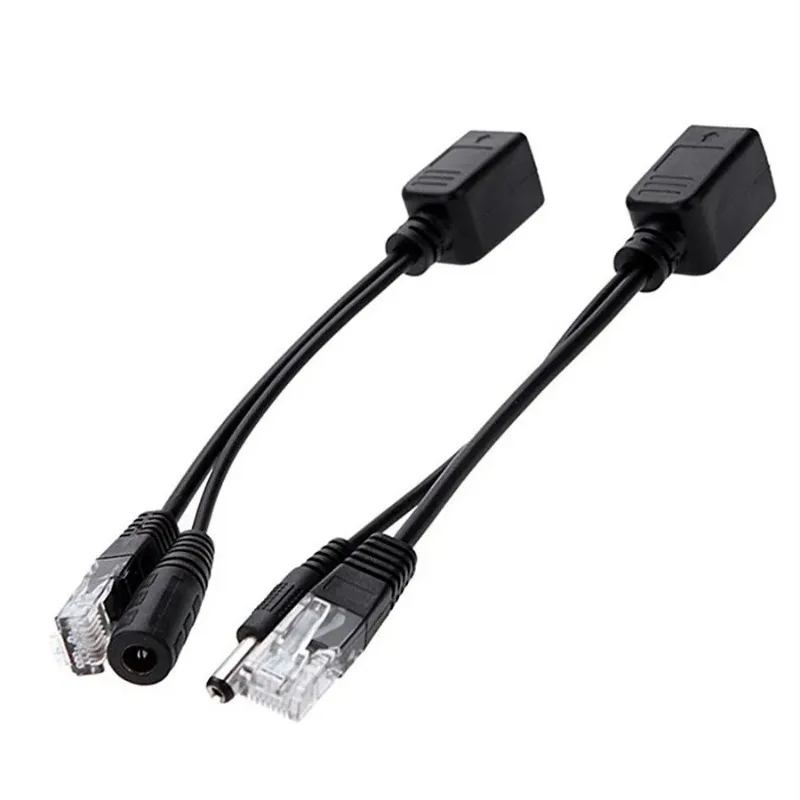 2PCS Passive PoE Injector & Splitter Kit with 5.5x2.1mm DC Connector, 12V-48V Power Adapter for IP Camera Network Devices
2PCS Passive PoE Injector & Splitter Kit with 5.5x2.1mm DC Connector, 12V-48V Power Adapter for IP Camera Network Devices