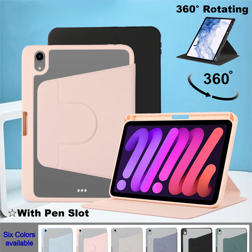 360 Rotation Acrylic Transparent Case for iPad mini A17 Pro mini 7th Gen 2024 A2995 A2996 8.3 inch with Pencil Holder
360 Rotation Acrylic Transparent Case for iPad mini A17 Pro mini 7th Gen 2024 A2995 A2996 8.3 inch with Pencil Holder