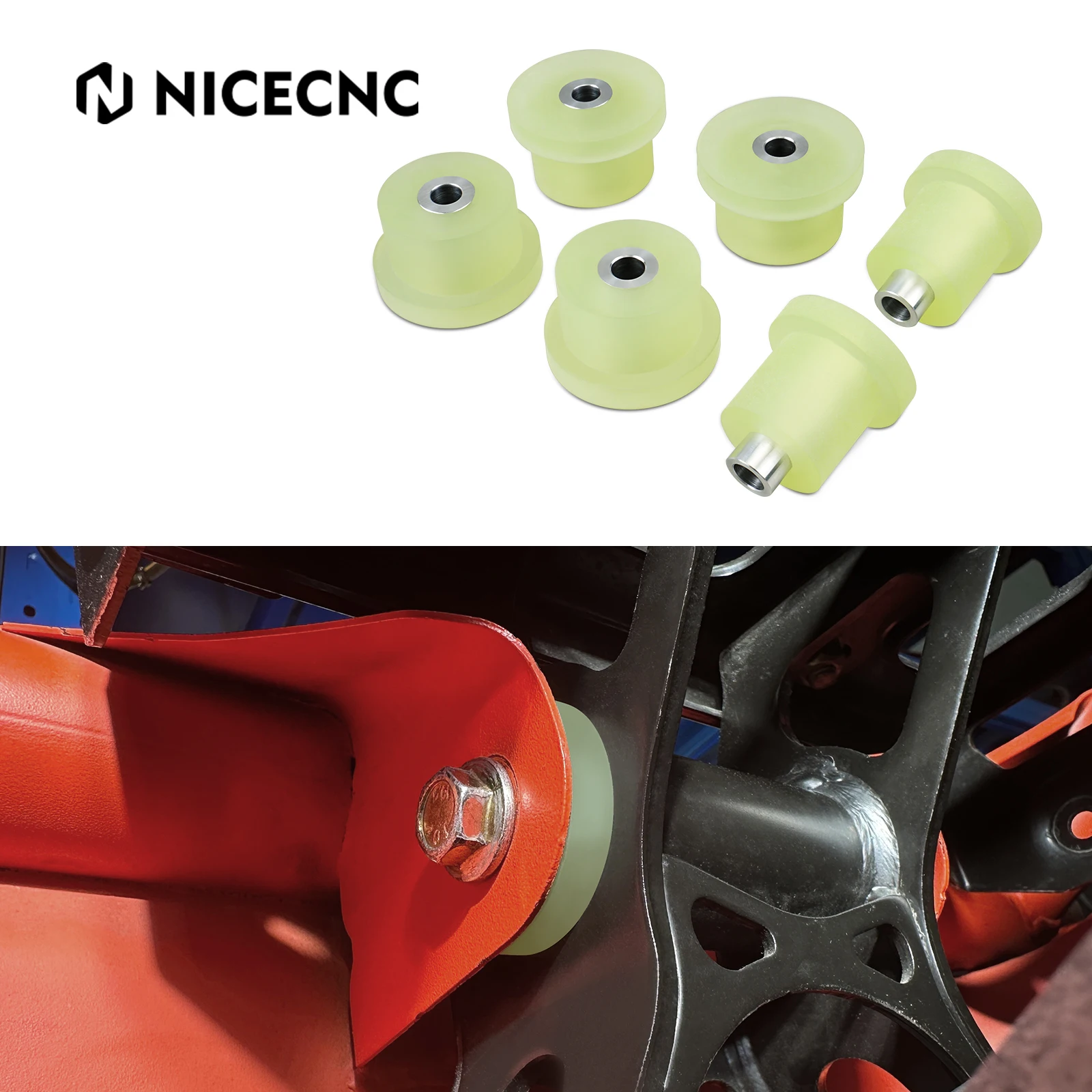 NICECNC UTV X3 Poly Engine Mounts Polyurethane Bushings For Can-Am Maverick X3 Enhanced Throttle Response Anti Vibration Mount
NICECNC UTV X3 Poly Engine Mounts Polyurethane Bushings For Can-Am Maverick X3 Enhanced Throttle Response Anti Vibration Mount