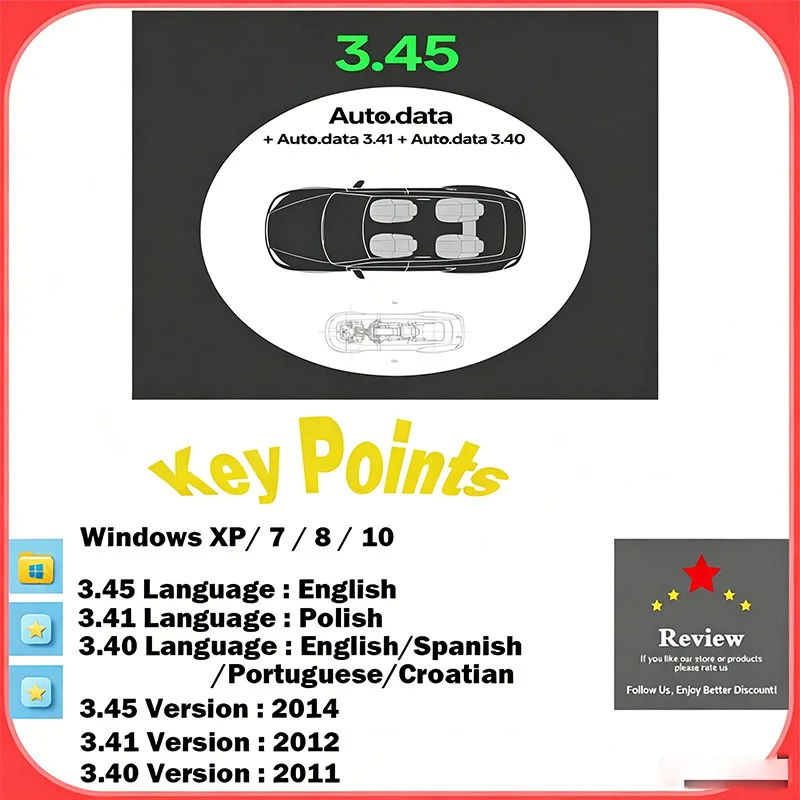 Autodata 3.45 Autodata 3.41 Autodata 3.40 Auto Car Repair diagnosis Software Multi-languages wiring diagram data Autodata Polish
Autodata 3.45 Autodata 3.41 Autodata 3.40 Auto Car Repair diagnosis Software Multi-languages wiring diagram data Autodata Polish