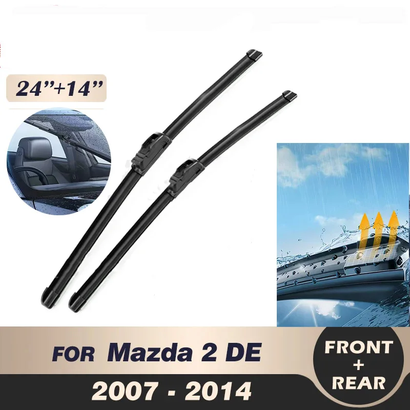 Wiper Front Wiper Blades Set Kit For Mazda 2 DE 2007-2014 2008 2009 2010 2011 Windscreen Windshield Window 24"+14
Wiper Front Wiper Blades Set Kit For Mazda 2 DE 2007-2014 2008 2009 2010 2011 Windscreen Windshield Window 24"+14