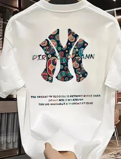 Summer 25 New Korean Men's and Women's High Quality Casual Crew-neck Print Short Sleeve Light Luxury Lovely T-shirt
Summer 25 New Korean Men's and Women's High Quality Casual Crew-neck Print Short Sleeve Light Luxury Lovely T-shirt
