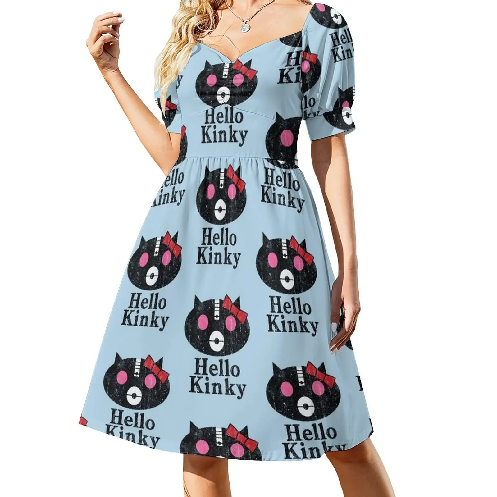 Hello Kinky Short-Sleeved Dress Women's long dress dresses summer women evening dress Women's summer skirt
Hello Kinky Short-Sleeved Dress Women's long dress dresses summer women evening dress Women's summer skirt