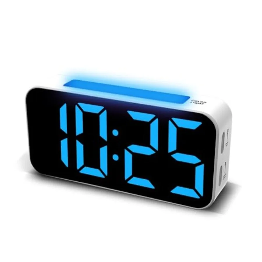 Loud Alarm Clocks for Bedrooms Heavy Sleepers, Digital Clock with Night Light, Large Display, Dual Alarm, Snooze, Dimmable Beds
Loud Alarm Clocks for Bedrooms Heavy Sleepers, Digital Clock with Night Light, Large Display, Dual Alarm, Snooze, Dimmable Beds