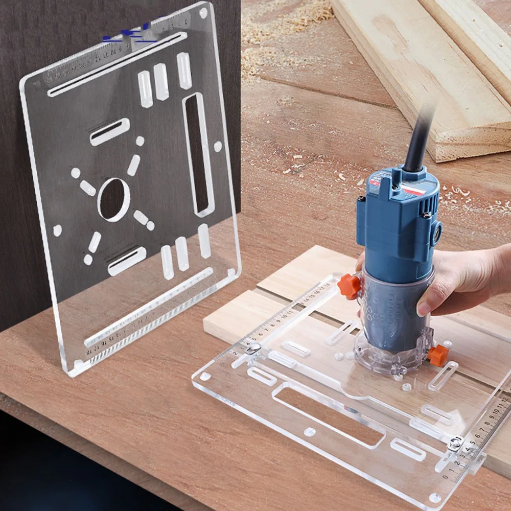 Transparent Acrylic Base Plate Clear 4 Inch Cutting Machine Plate Versatile Adjustable Router Table Insert Plate Cutting Machine
Transparent Acrylic Base Plate Clear 4 Inch Cutting Machine Plate Versatile Adjustable Router Table Insert Plate Cutting Machine