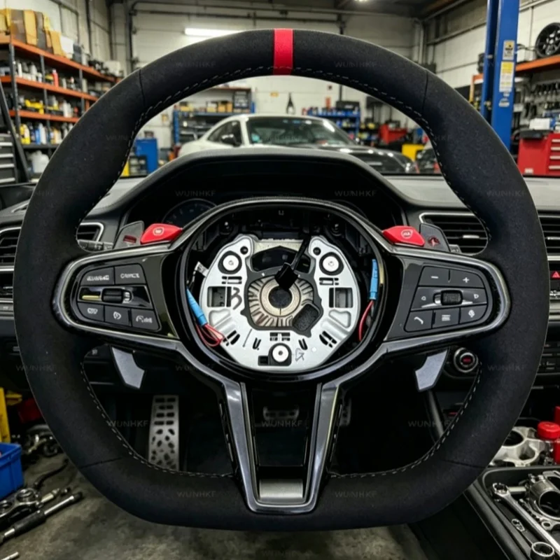 Full Suede D-Shaped LCI Upgrade Steering Wheel For BMW G30 G31 G32 G01 X3 G02 X4 G87 M2 G80 M3 G82 M4 G42 G20 LCI F90 M5 G11
Full Suede D-Shaped LCI Upgrade Steering Wheel For BMW G30 G31 G32 G01 X3 G02 X4 G87 M2 G80 M3 G82 M4 G42 G20 LCI F90 M5 G11