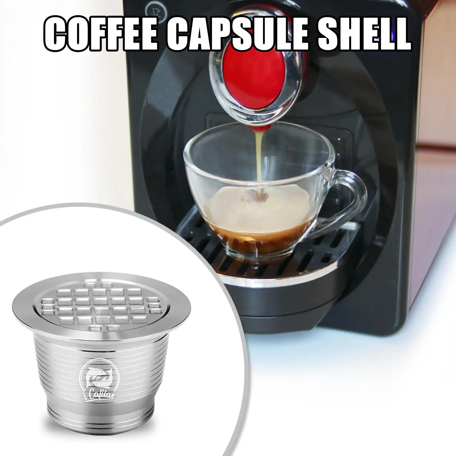 Reusable Coffee Filter for Nespresso Machine With Tamper Stainless Steel Capsule for Nospresso
Reusable Coffee Filter for Nespresso Machine With Tamper Stainless Steel Capsule for Nospresso