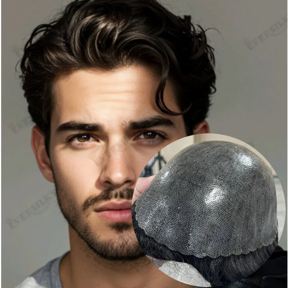 Мужской парик-накладка из 100% натуральных человеческих волос с естественной линией роста волос, прочная основа из полиуретана 0,1 мм, черный/серый, незаметный, капиллярный протез
Мужской парик-накладка из 100% натуральных человеческих волос с естественной линией роста волос, прочная основа из полиуретана 0,1 мм, черный/серый, незаметный, капиллярный протез
