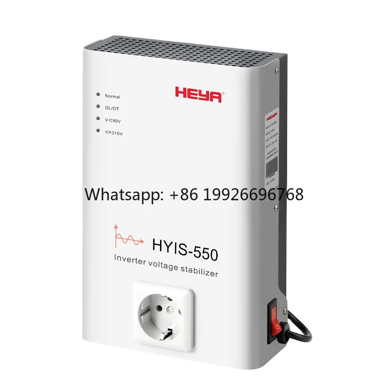 High-Efficiency Inverter Stabilizer 90-310V Input 220V Single Phase Output Protects Electronics From Voltage Fluctuations550va
High-Efficiency Inverter Stabilizer 90-310V Input 220V Single Phase Output Protects Electronics From Voltage Fluctuations550va