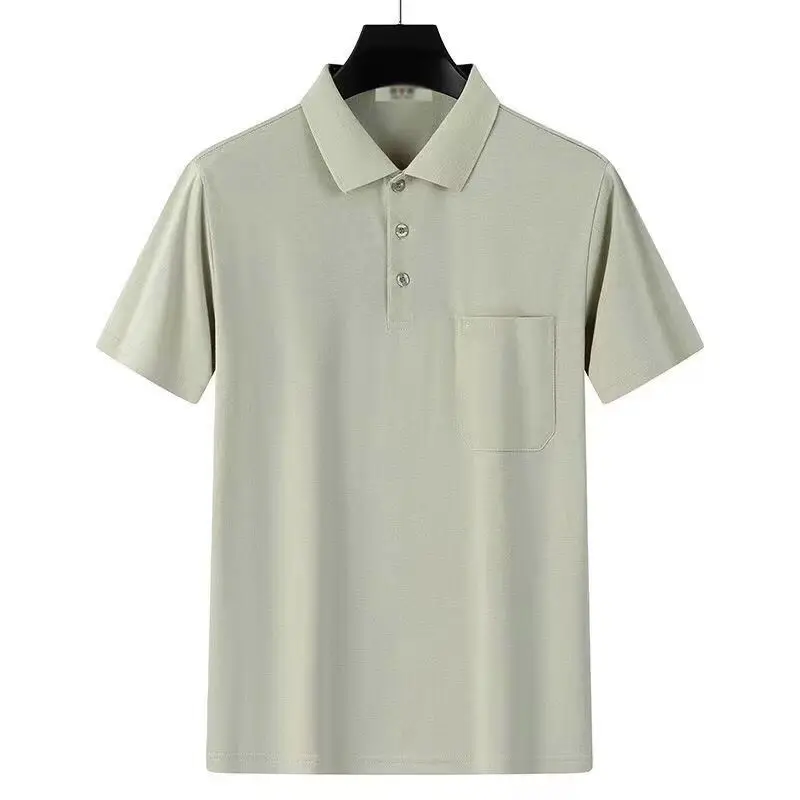 GELITAYIN, большая распродажа, повседневная мужская рубашка поло, летняя однотонная пуловер с лацканами и пуговицами, топы с карманами, свободная посадка, дышащая обувь 
GELITAYIN, большая распродажа, повседневная мужская рубашка поло, летняя однотонная пуловер с лацканами и пуговицами, топы с карманами, свободная посадка, дышащая обувь