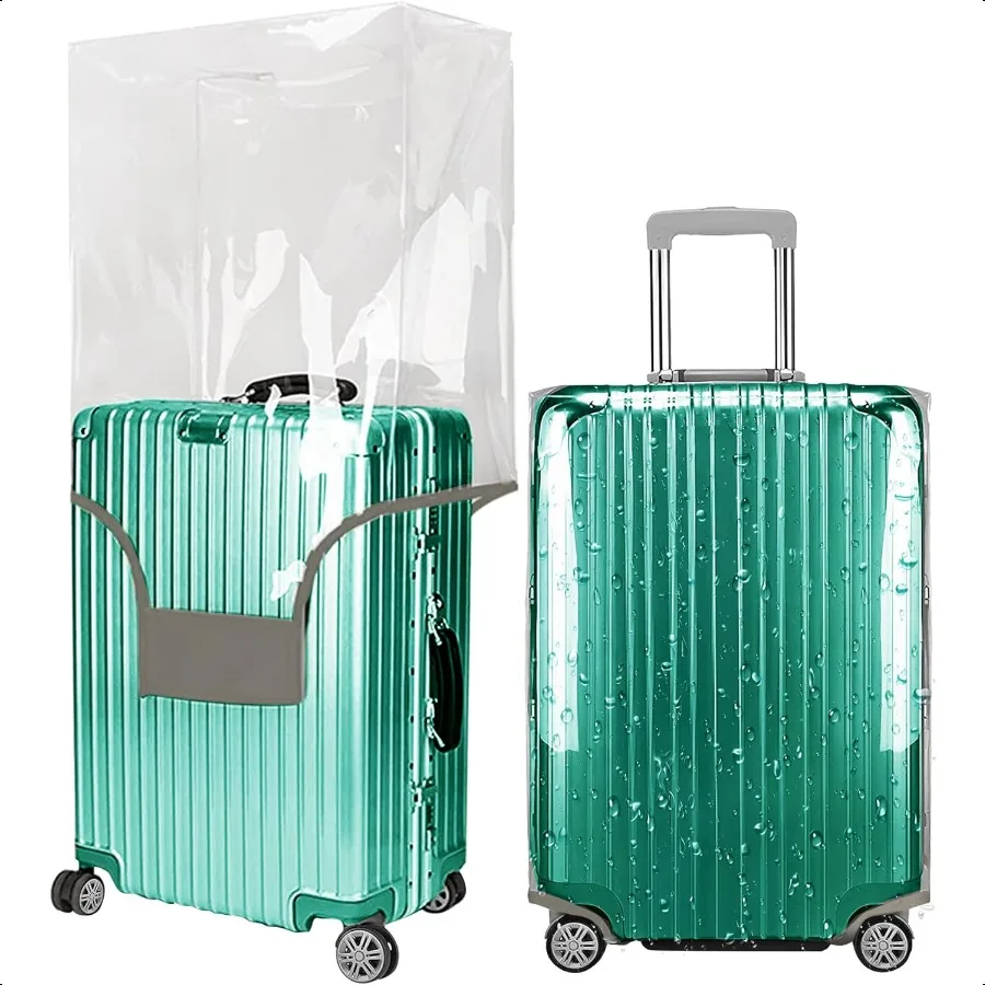 20 Inch Clear PVC Lage Cover Protector 0.4mm Thick Waterproof Suitcase Cover Dustproof AntiScratch TSA Appd Lage Covers for Sui
20 Inch Clear PVC Lage Cover Protector 0.4mm Thick Waterproof Suitcase Cover Dustproof AntiScratch TSA Appd Lage Covers for Sui