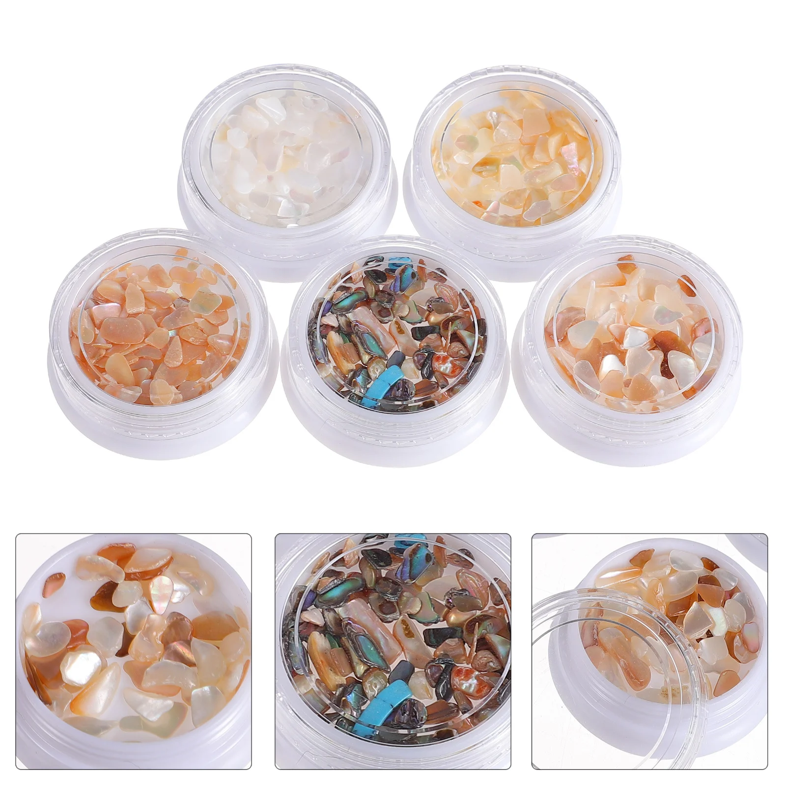 5Pcs Nail Crushed Shells Chic Glitter Stickers DIY Nail Art Decoration Accessories for Manicures Shell Sequins Charm
5Pcs Nail Crushed Shells Chic Glitter Stickers DIY Nail Art Decoration Accessories for Manicures Shell Sequins Charm