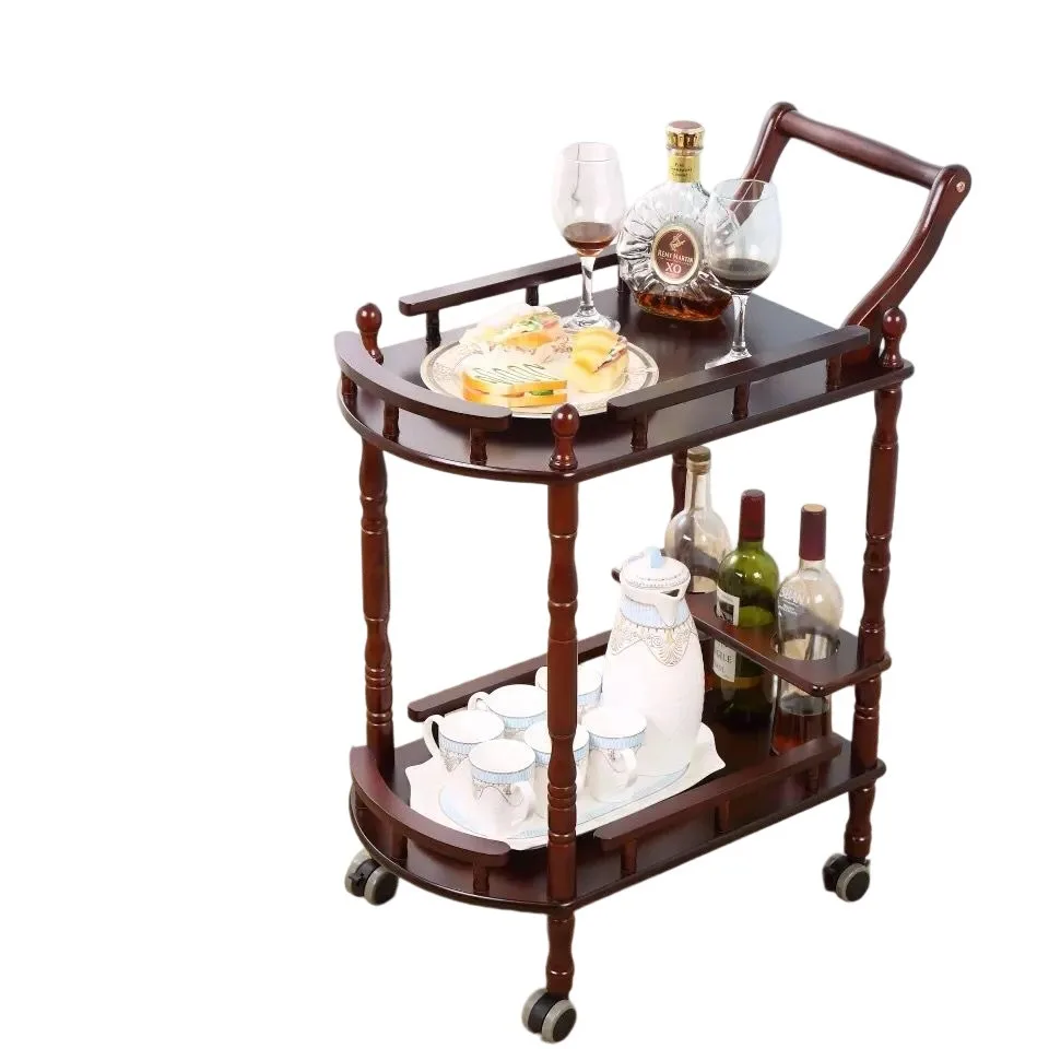 Solid Wood Dining Car Hotel Trolley Wine Trolley Beauty Salon Trolley Cake Home Snack Cart Food Delivery Cart
Solid Wood Dining Car Hotel Trolley Wine Trolley Beauty Salon Trolley Cake Home Snack Cart Food Delivery Cart