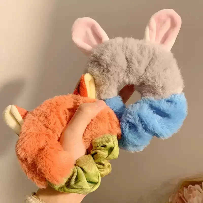Cartoon Rabbit Fox Ears Plush Intestine Scrunchie Hair Band Animal Police Headdress Hair Rope for Woman Girls Hair Accessoriess
Cartoon Rabbit Fox Ears Plush Intestine Scrunchie Hair Band Animal Police Headdress Hair Rope for Woman Girls Hair Accessoriess