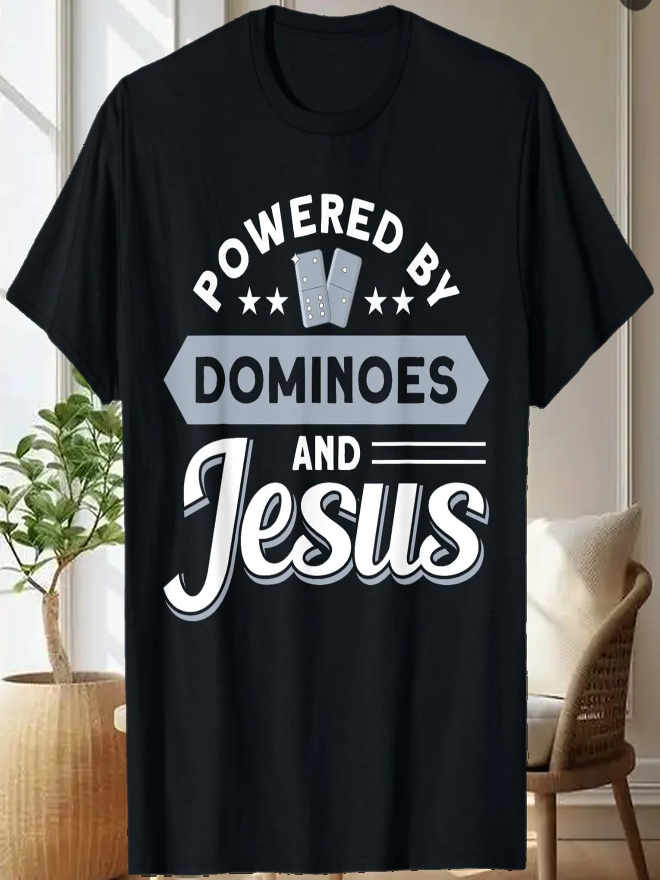Gift Idea For Mexican Train & Play Domino Powered By Dominoes And Jesus Classic Dominoes T-Shirt
Gift Idea For Mexican Train & Play Domino Powered By Dominoes And Jesus Classic Dominoes T-Shirt