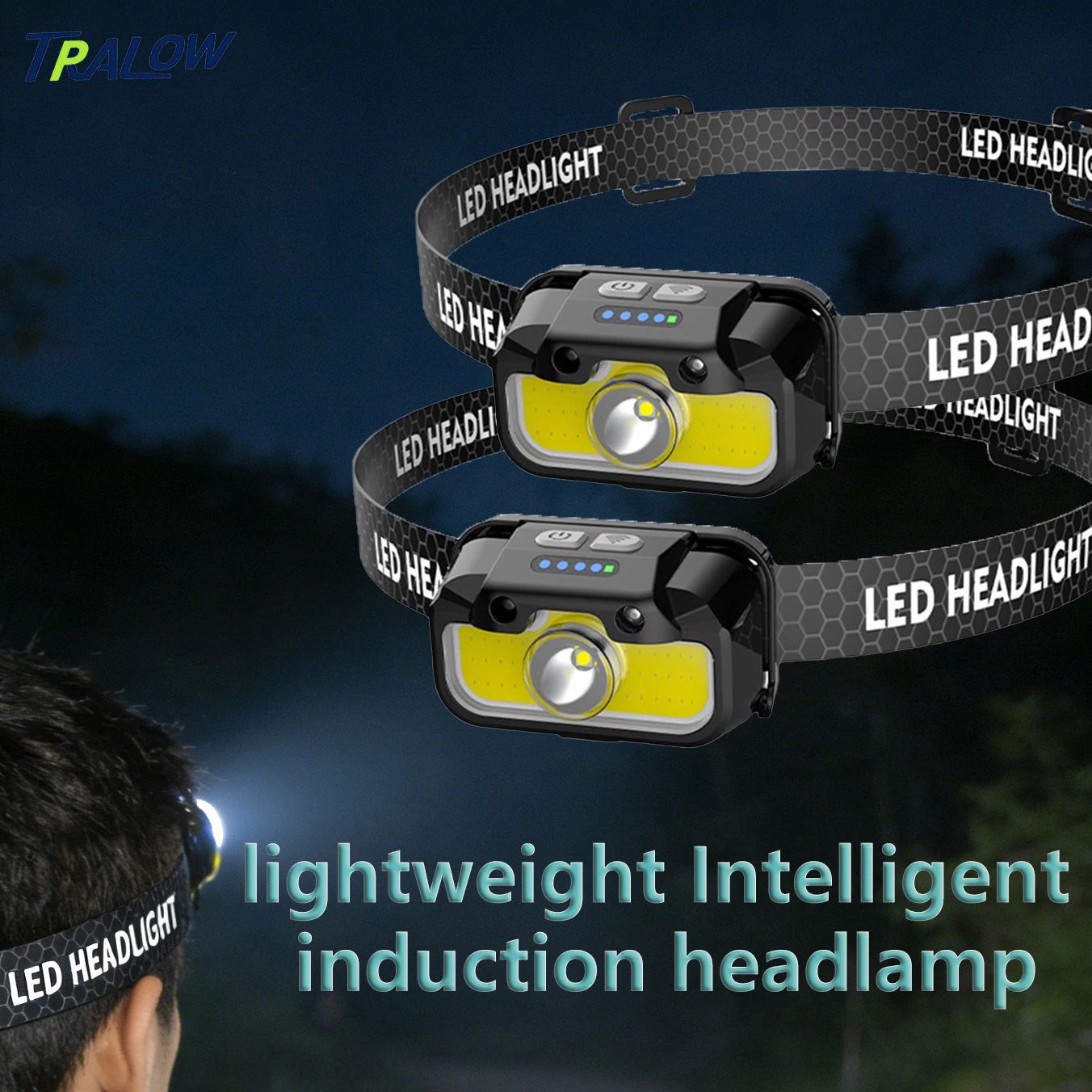 TRALOW Outdoor COB LED Headlamp Super Bright Waterproof Portable Mini Sensor Head Torch for Fishing Camp Work Emergency Lantern
TRALOW Outdoor COB LED Headlamp Super Bright Waterproof Portable Mini Sensor Head Torch for Fishing Camp Work Emergency Lantern