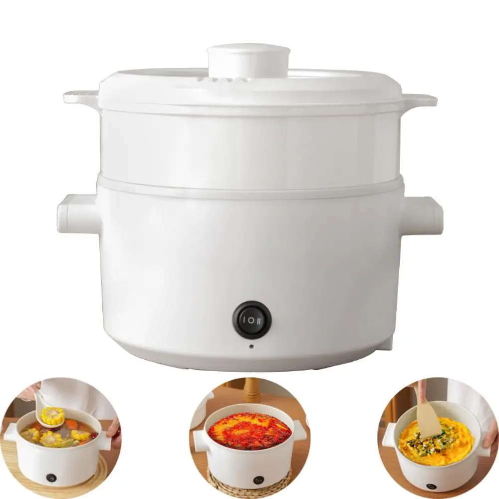 Многоцелевая электрическая плита на 1-2 л с антипригарным покрытием и пароваркой, электрическая сковорода, быстрый нагрев с крышкой, электрическая горячая кастрюля, бытовая
Многоцелевая электрическая плита на 1-2 л с антипригарным покрытием и пароваркой, электрическая сковорода, быстрый нагрев с крышкой, электрическая горячая кастрюля, бытовая