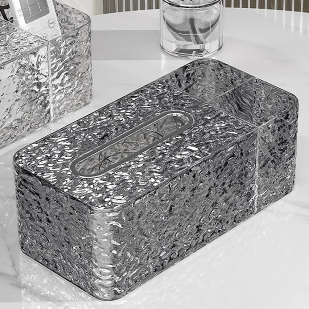 Multi-Function Tissue Box Holder Rectangular Large Capacity Tissue Dispenser Side Organizer for Home Office Bedroom 
Multi-Function Tissue Box Holder Rectangular Large Capacity Tissue Dispenser Side Organizer for Home Office Bedroom