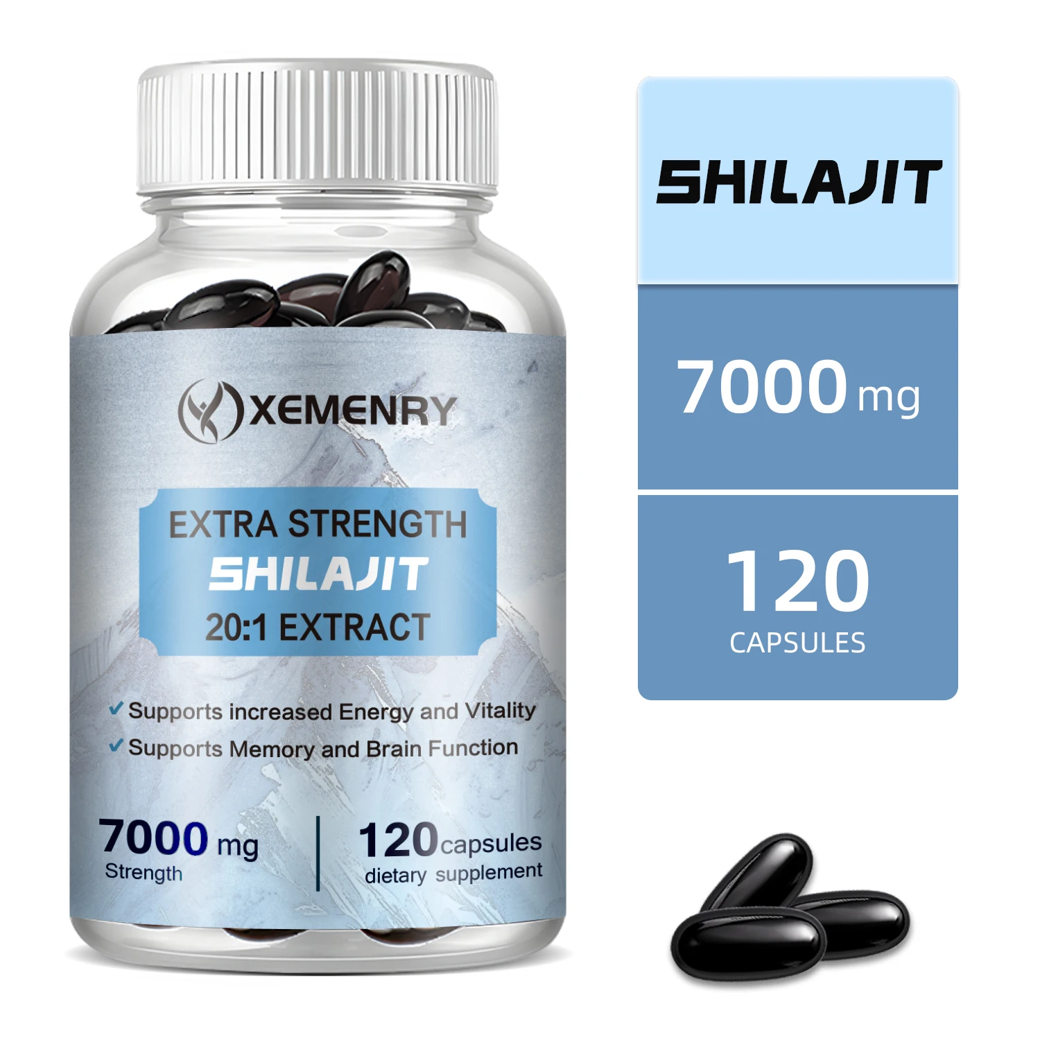 Shilajit - Skin Beauty & Health, Stress Relief Sleep Quality, Enhance Strength, Energy, Endurance
Shilajit - Skin Beauty & Health, Stress Relief Sleep Quality, Enhance Strength, Energy, Endurance