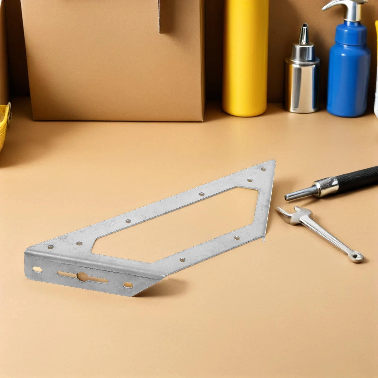 Stainless Steel Triangle Bracket Corner Connectors with Screws Brace Support Joint Fastener Code Brackets Cabinets 
Stainless Steel Triangle Bracket Corner Connectors with Screws Brace Support Joint Fastener Code Brackets Cabinets