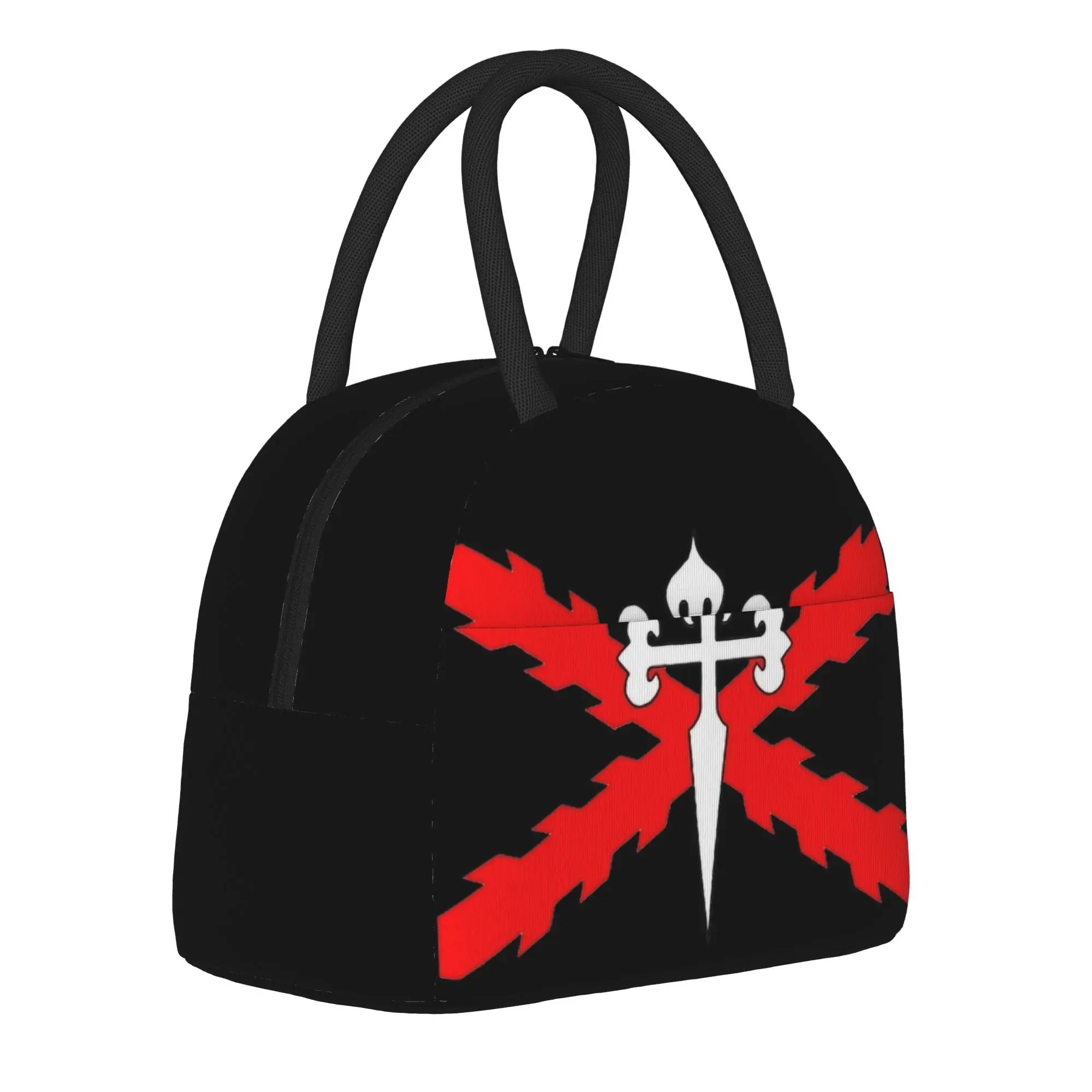 Cross of Santiago Insulated Lunch Bag Portable Burgundy Cross Meal Container Cooler Bag Tote Lunch Box Travel Bento Pouch
Cross of Santiago Insulated Lunch Bag Portable Burgundy Cross Meal Container Cooler Bag Tote Lunch Box Travel Bento Pouch